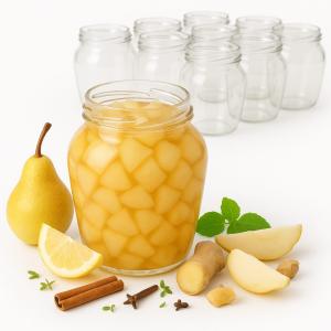 Słoiki szklane 550 ml amfora 12 szt. słoik na przetwory