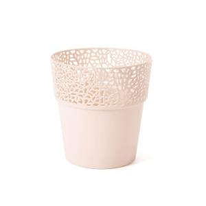 Doniczka osłonka ROSA 17 cm jasny beż