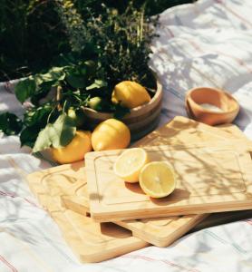 Zestaw desek kuchennych 3EL bambus 11301