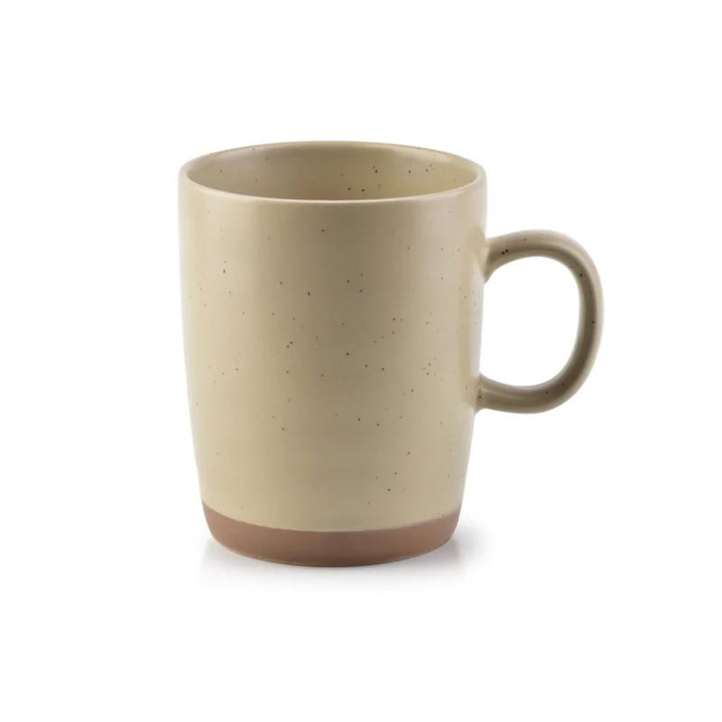 Kubek porcelanowy 400 ml LOTTA matowy beżowy