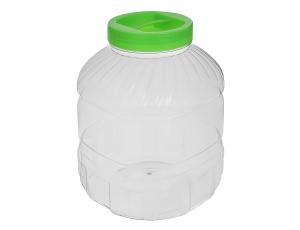 Słoik plastikowy 8L kwadratowy PET do żywności