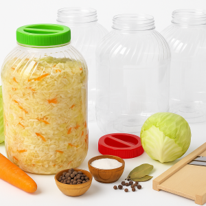 Słoik plastikowy 15L PET z zakrętką do żywności