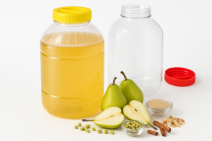 Słoik plastikowy 10L PET do żywności z pokrywą