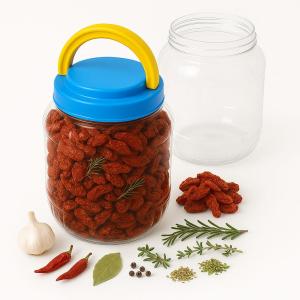 Słoik plastikowy PET 2L z zakrętką do żywności
