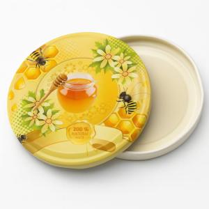 Zakrętki do słoików 10 szt. 82mm miód pszczoła