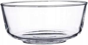 Salaterka szklana na sałaki owoce 650 ml okrągła przeźroczysta