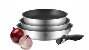 Zestaw patelni z pow. tytanową odpinaną rączką 20/24/28 cm COMODO 8785