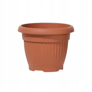Doniczka TERRA 15cm ceglana terakota donica mrozoodporna 1L 2432