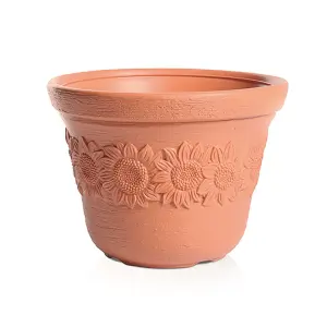 Doniczka SUNNY 30cm ceglana terakota donica mrozoodporna 2501