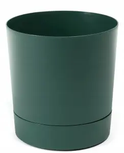 Doniczka z podstawką 28 cm AURA zielona awokado osłonka donica 1262