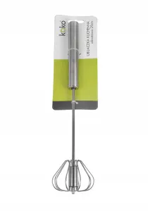 Trzepaczka mechaniczna 30 cm do piany stal nierdzewna do kuchni 9492
