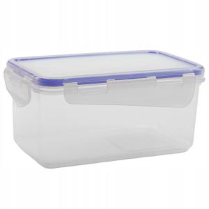 Pojemnik na żywność 1,5 L plastikowy z pokrywą hermetyczny do kuchni 2117