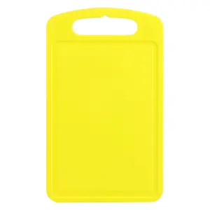 Deska do krojenia z uchwytem 35x25cm żółta plastikowa do kuchni domu 3473