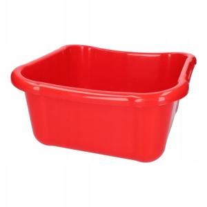Miska plastikowa kwadratowa Jagiełło żółta 12 l