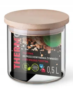 Pojemnik na żywność Thermo 500 ml przezroczysty