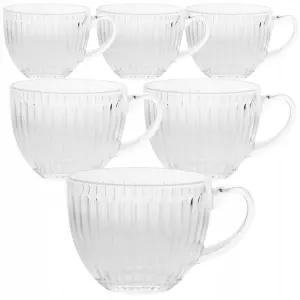 Filiżanka Prima Deco DUŻA FILIŻANKA szkło 460 ml 6 szt.