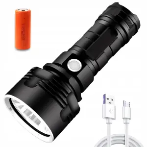 Latarka LED Pronett XJ4177 z ładowaniem USB, XHP90