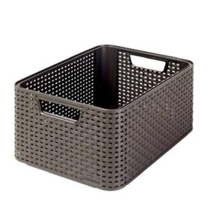 Koszyk rattan 18L style M 38,6 cm brązowy 5005