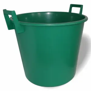 Pojemnik ogrodowy 40L zielony z uchwytami 8057