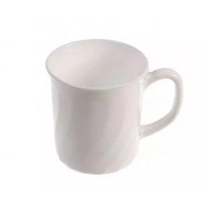 Kubek 290 ml biały Trianon szkło hartowane 9783