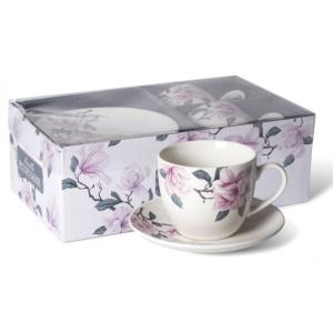 Filiżanki ze spodkami 2 szt MAGNOLIA 250 ml CR2-75