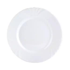 Talerz obiadowy płaski 24,5 cm Cadix biały H4132