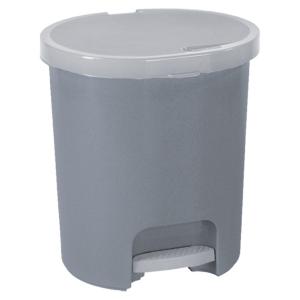 Kosz z pedałem 25L szary 6214