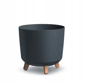 Doniczka na nóżkach 30 cm Gracia Tubus antracyt