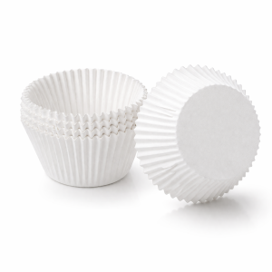 Foremki papierowe do muffinek babeczek 8cm białe 60 szt.