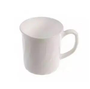 Kubek 290 ml biały Trianon szkło hartowane 9783