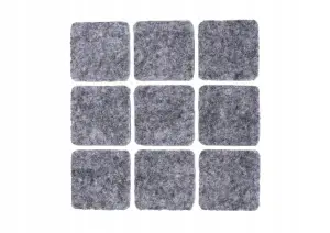 Podkładki filcowe samoprzylepne kwadrat ochronne pod meble 9szt 2,5x2,5cm