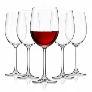 Kieliszek do wina Krosno Gema bezbarwny 340 ml 6 szt.