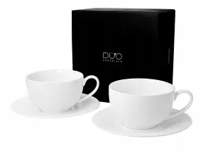 Filiżanka Duo Diamond porcelana 250 ml 2 szt.