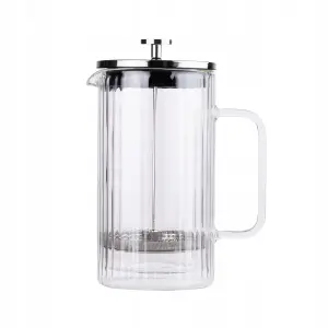 ZAPARZACZ DO KAWY HERBATY 1L DZBANEK SZKLANY PRĄŻKOWY 1000ML KAWIARKA