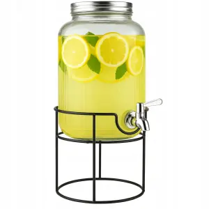 Słój szklany z kranikiem 3,8 l