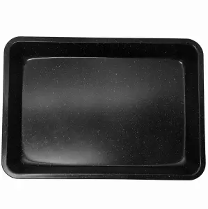 Forma blacha do pieczenia z powłoką non-stick czarna prostokątna 37 cm