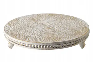 Patera dekoracyjna drewniana Mondex 30 cm