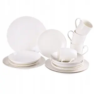 Serwis obiadowy Prima Deco PORCELANA 16 szt.