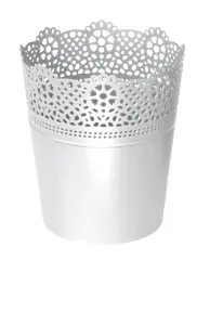 Osłonka 11 cm tworzywo sztuczne biały