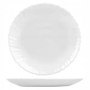 Talerz deserowy 19 cm szklany szkło talerzyk deserowy AGNES 1szt. 7585