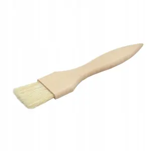 Pędzelek płaski do smarowania włosie drewniany "LUX" 190 mm produkt polski