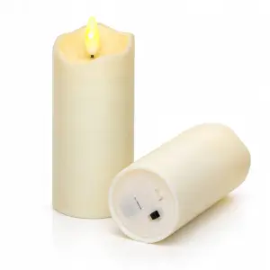 Świeczka LED wkład do zniczy 17,5x7,5cm 3x AAA 9808 1 szt.