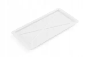 Tacka do suszarki podstawka rynienka 345x240 0,7mm biała pod ociekacz