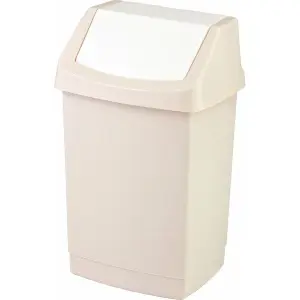 Kosz na śmieci uchylny CLICK-IT 15L beżowy 2637