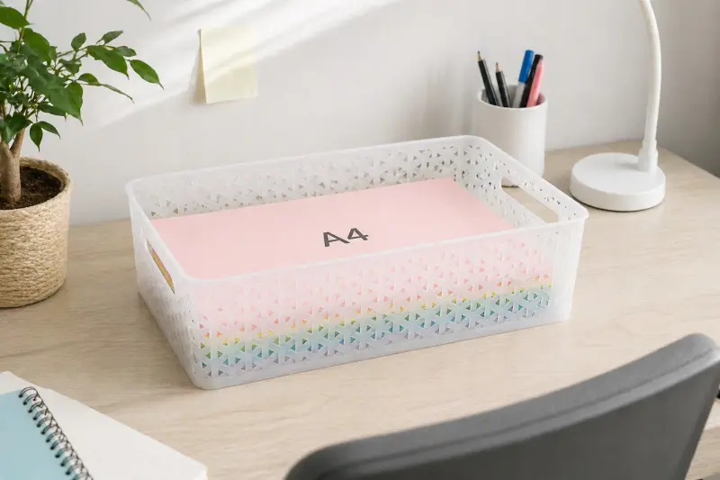 Pojemnik Kosz do Przechowywania Loft Mleczny 13L Organizer