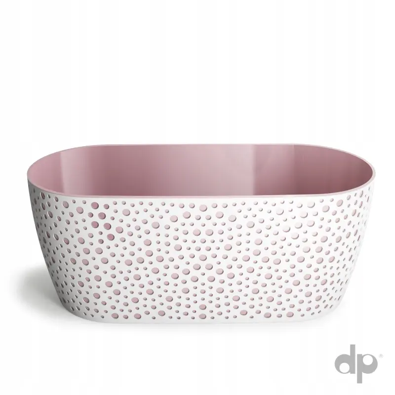 Doniczka tworzywo sztuczne biały Don-Plast 31 cm x 14 x 12,5 cm