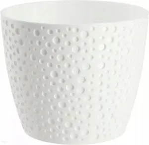 Doniczka tworzywo sztuczne biały Don-Plast 12,7 cm x 15 x 12,7 cm