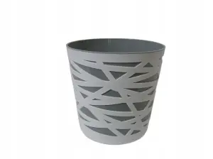 Doniczka tworzywo sztuczne szary Don-Plast 13 cm x 13 x 13 cm