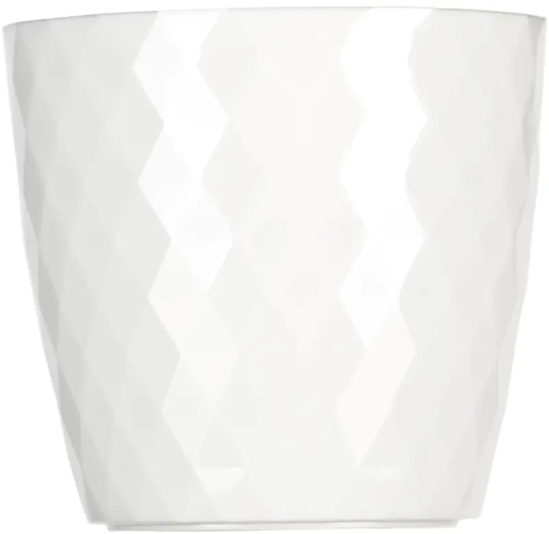 Doniczka tworzywo sztuczne biały Don-Plast 14 cm x 14 x 13 cm