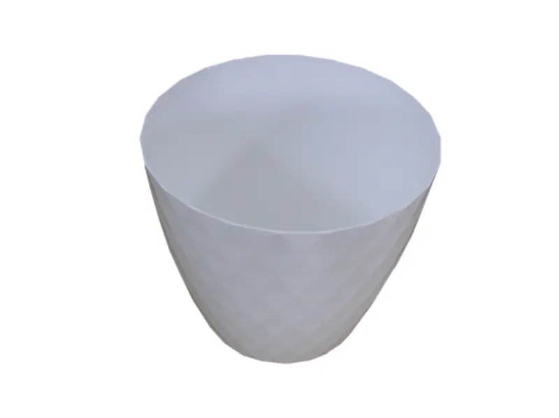 Doniczka tworzywo sztuczne biały DONICZKA 16CM / BIAŁA / CRISTAL